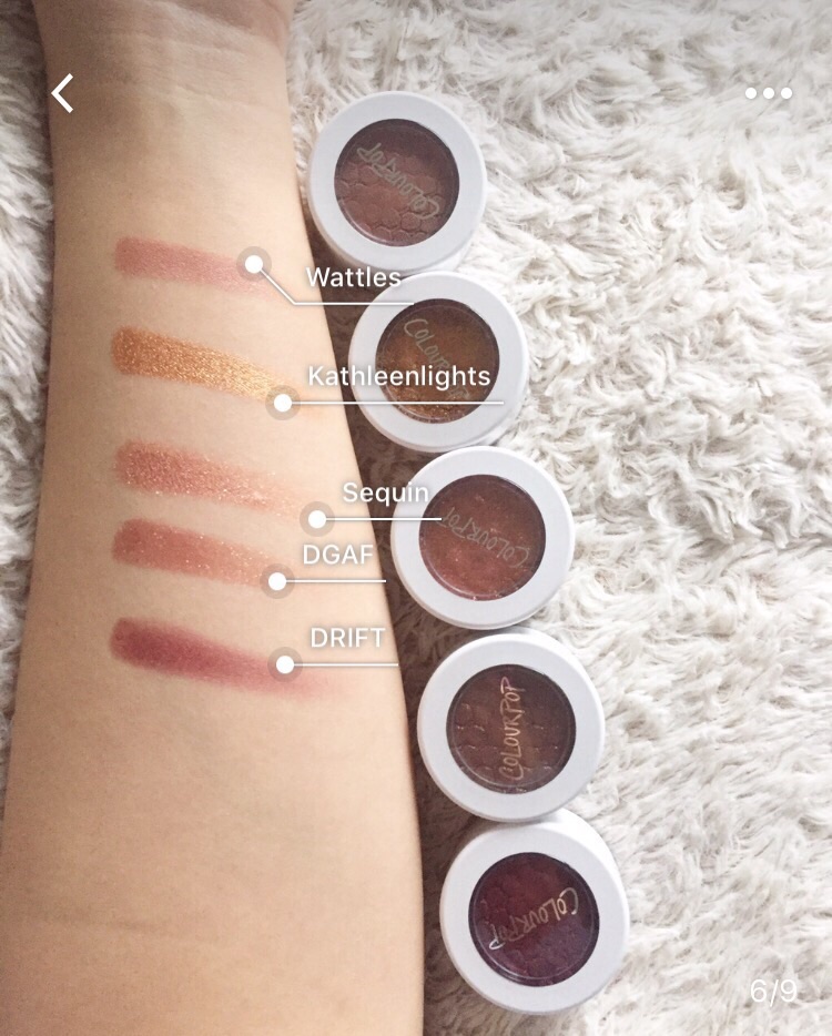 colourpop 卡乐泡泡,部分试色-北美省钱快报攻略