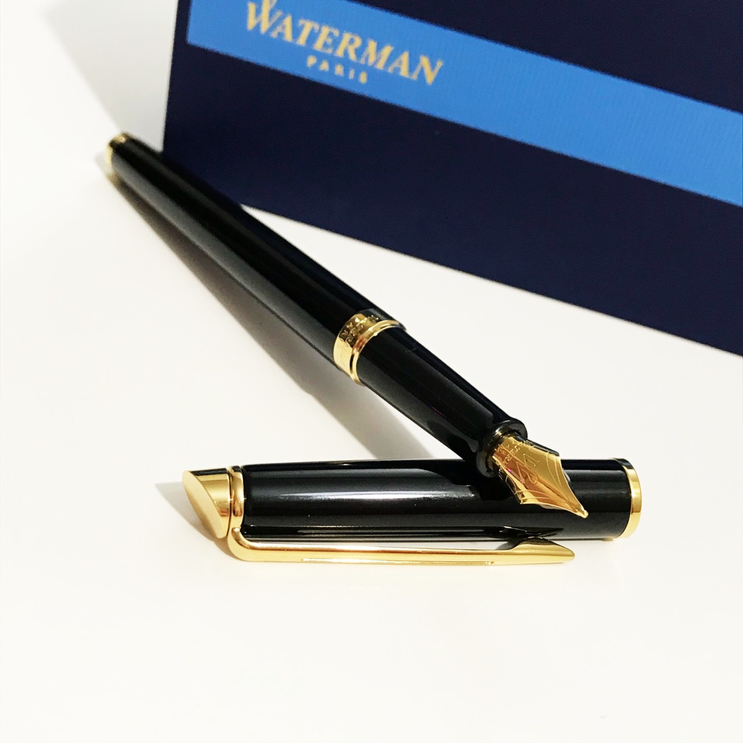 waterman 威迪文 s0920630 hemisphere 隽雅钢笔 镀金m笔尖 $37.