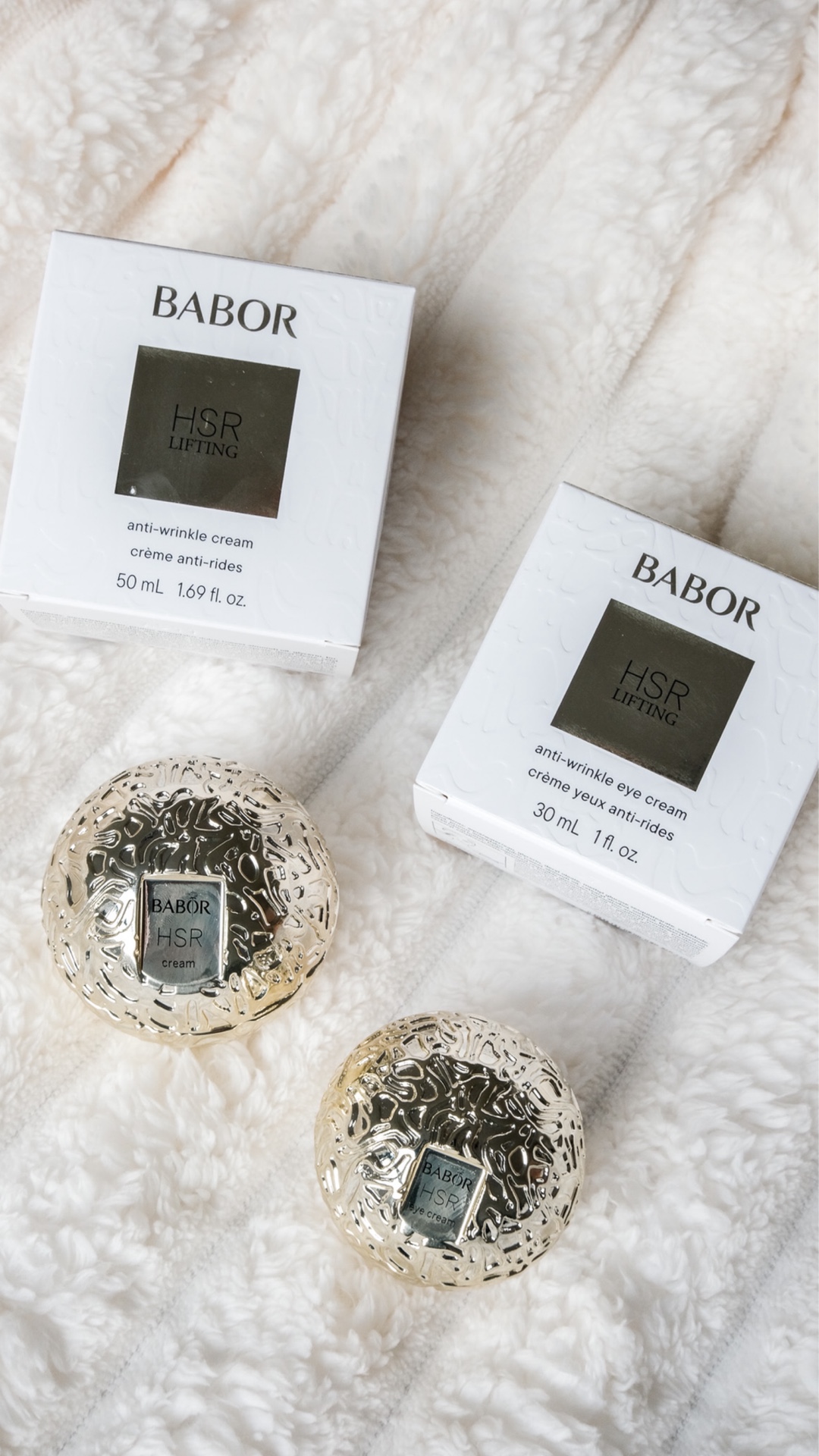 混合皮换季护肤实测📦BABOR HSR Lifting面霜&眼霜开箱